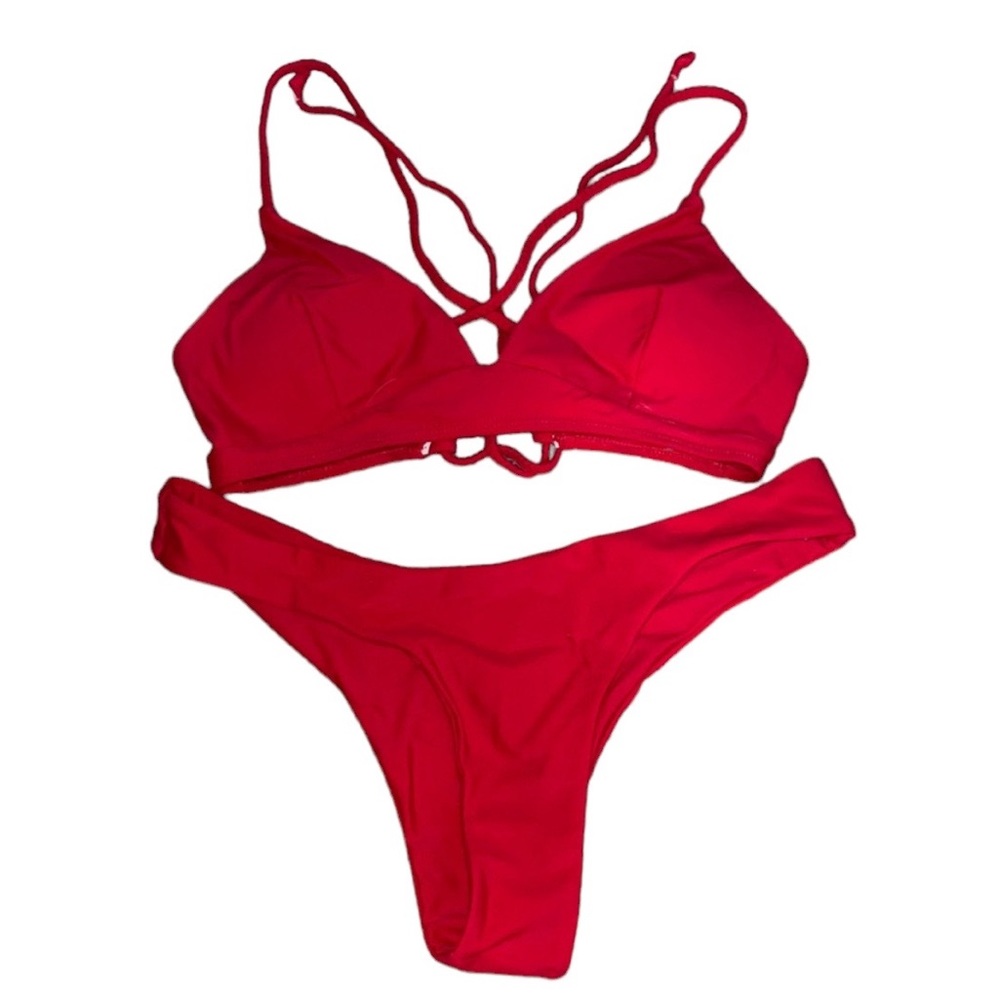 Red zaful bikini